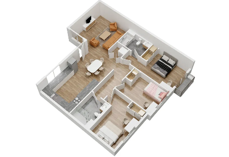 305,205 Floor Plan C