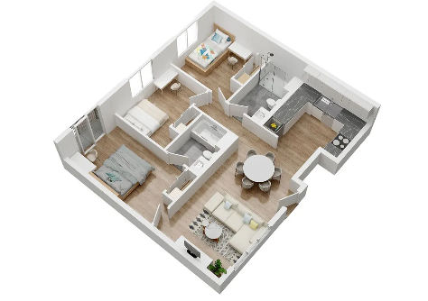 402,302,202 Floor Plan D